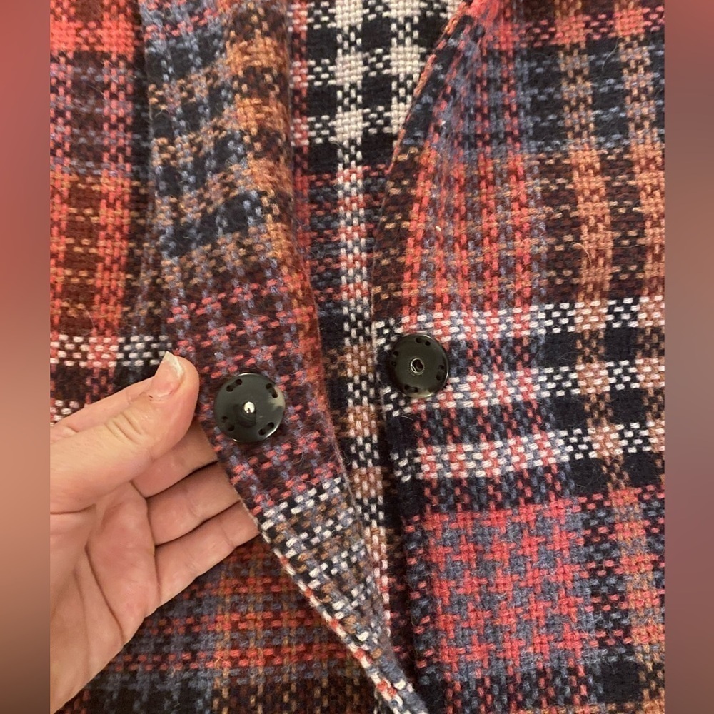 RACHEL ZOE Women’s Pink Tweed Coat - Picture 8 of 16